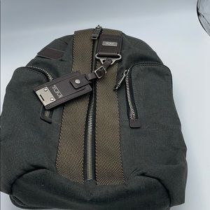 Tumi Men's Gray Alpha Bravo Monterey Sling Backpack